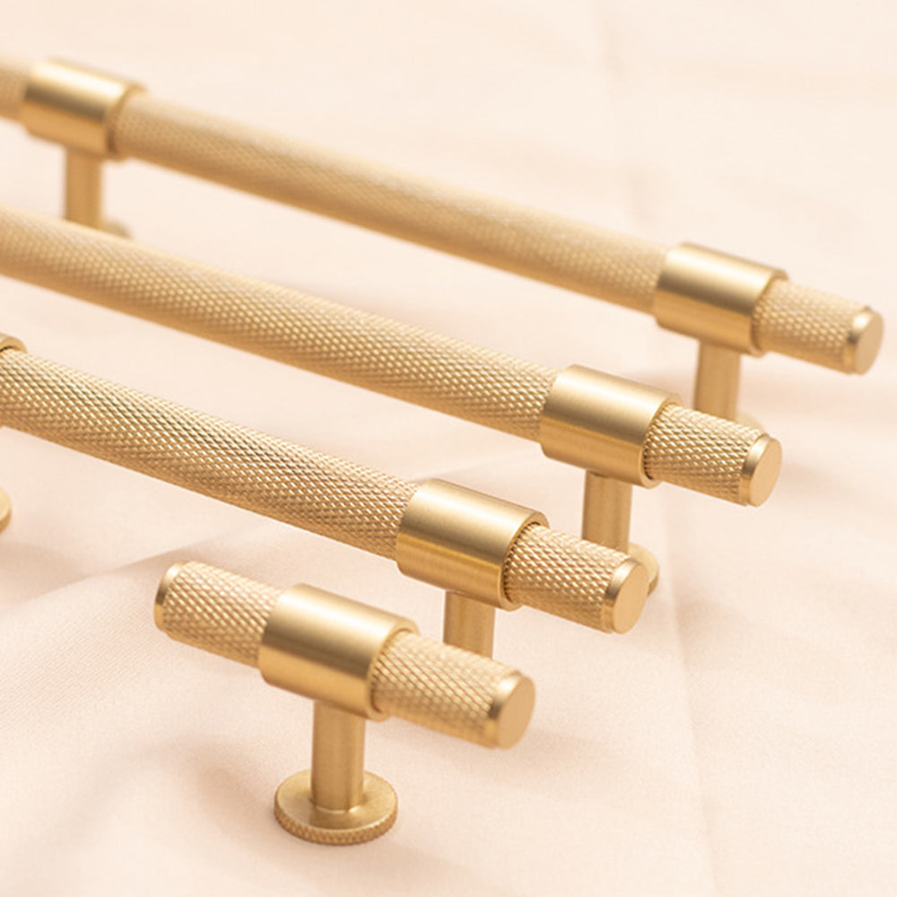 European Nordic Minimalist Knurled Cabinet Pulls