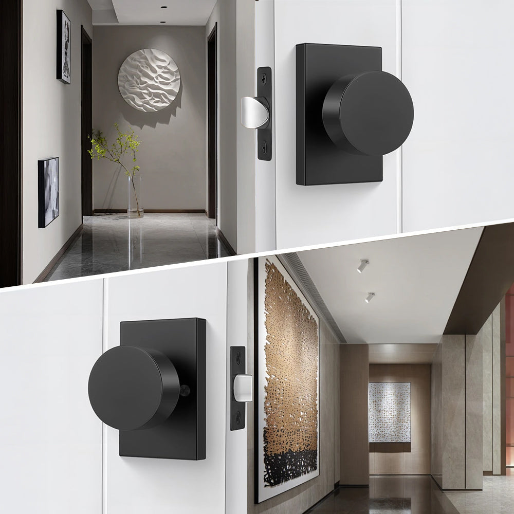 Zinc Alloy Heavy Duty Single-Sided Rectangle Door Knob