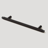 Brass Knurled T-Bar Cabinet Drawer Handles