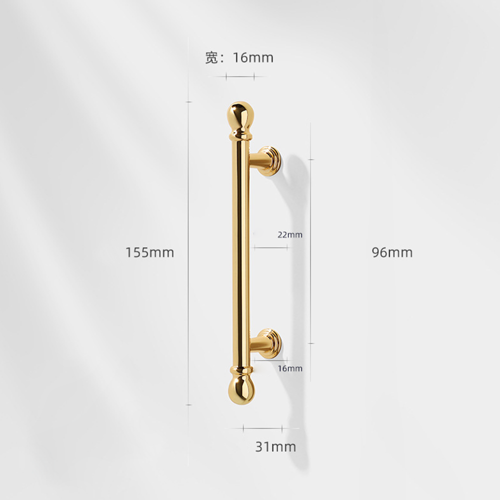 French Zinc Alloy Kitchen Cabinet Pulls and Knobs