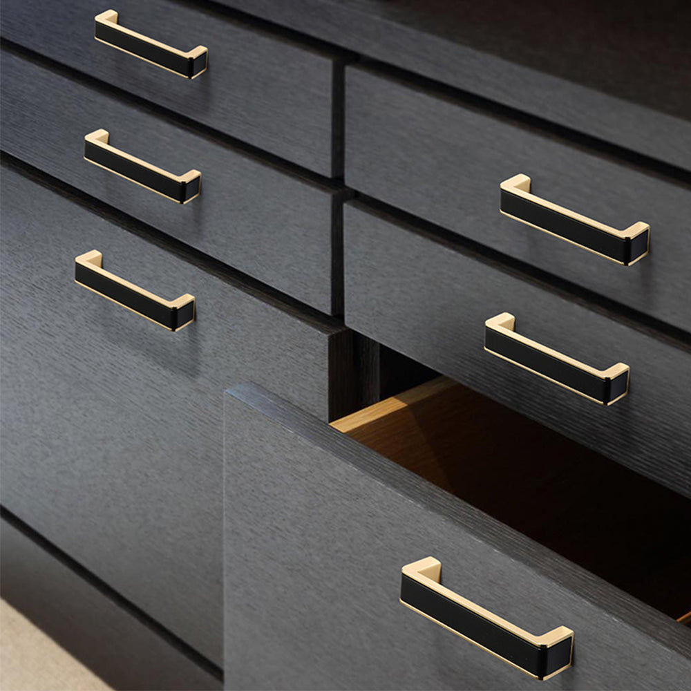 Decorative Zinc Alloy Color Matching Cabinet Handles