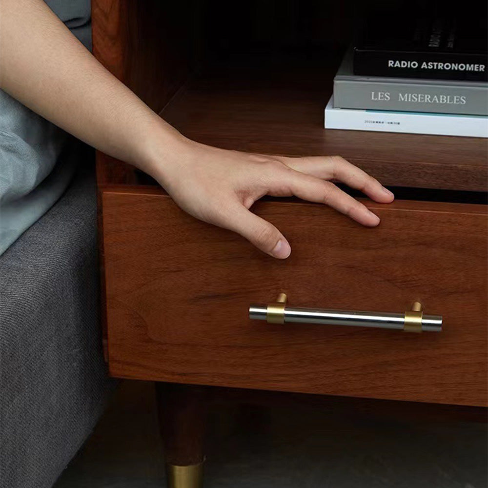Modern Simple Luxury Silver Stainless Steel Cabinet Handles