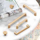 Exquisite Gold Cupboard Wardrobe Hardware Drawer Pull
