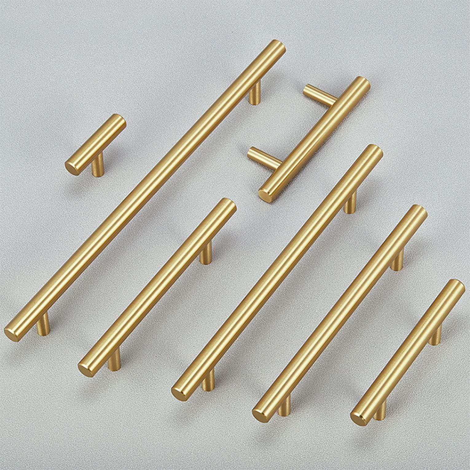 Brushed Gold Euro Style Cabinet Handles