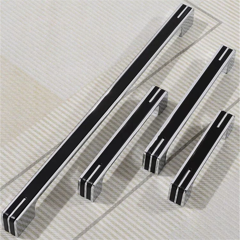 Modern Unique Chrome Kitchen Cabinet Handles