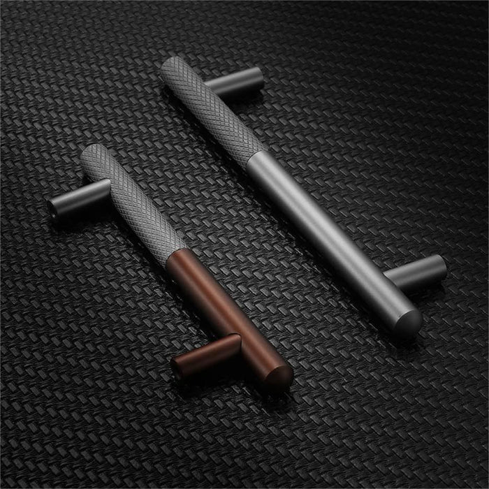 Stylish Patchwork Knurled Wardrobe Handle