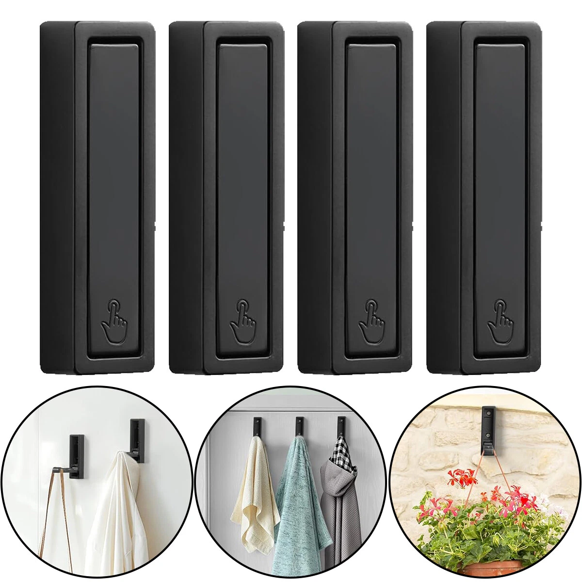 1 Pack Hidden Entrance Door Coat Wall Hook