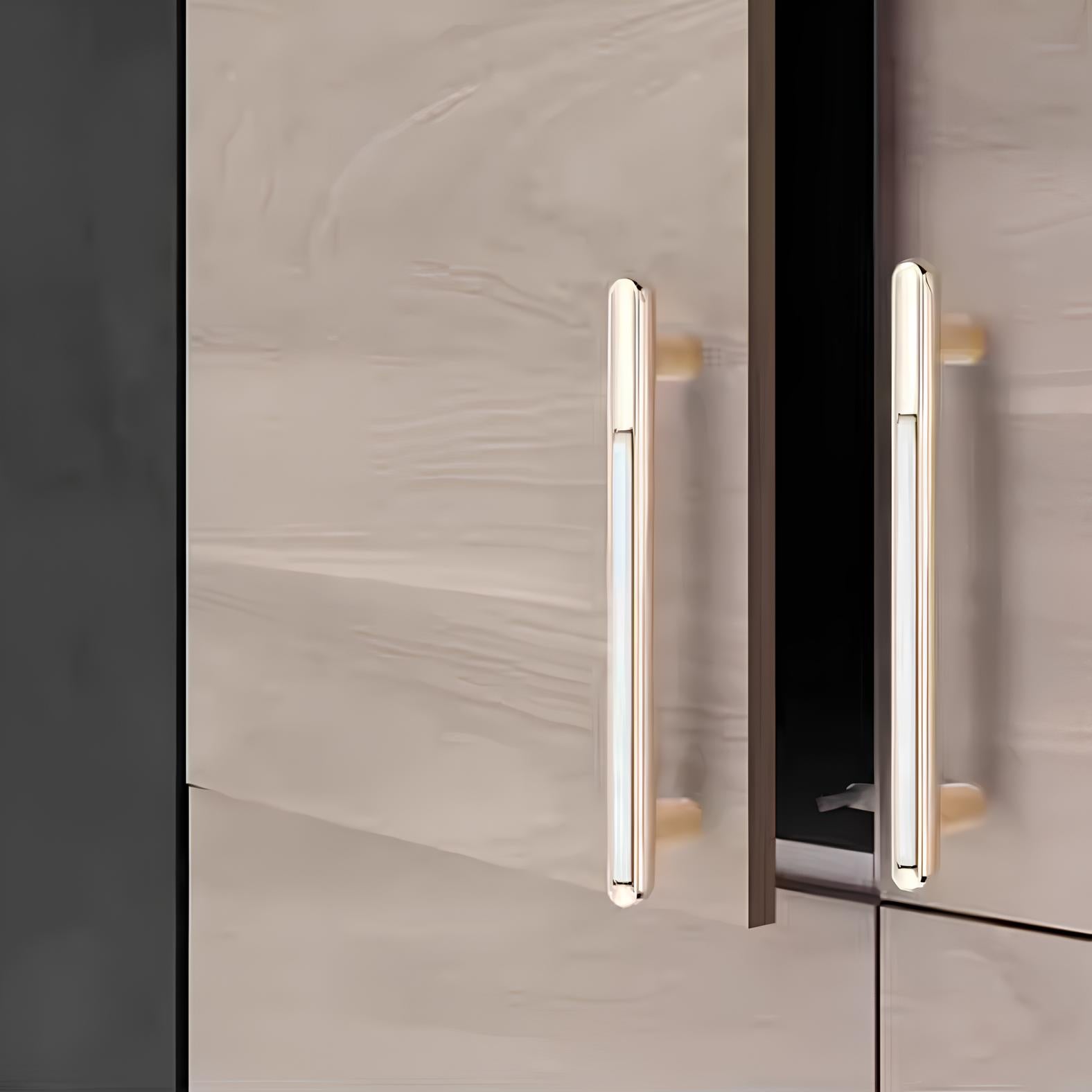 Modern Two-Tone Cabinet Handles Wardrobe Pulls