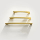 Modern Gold Brass Cabinet and Drawer Handles