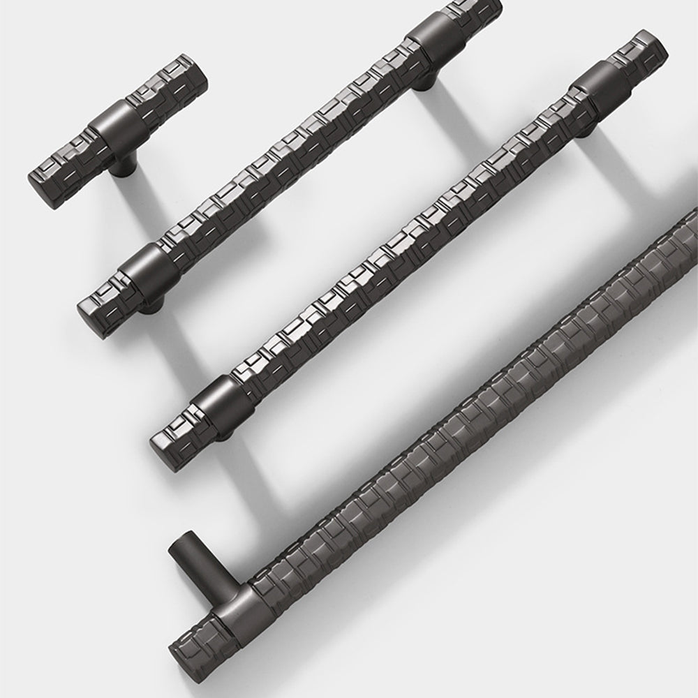 Creative T Bar Solid Zinc Alloy Cabinet Drawer Handles
