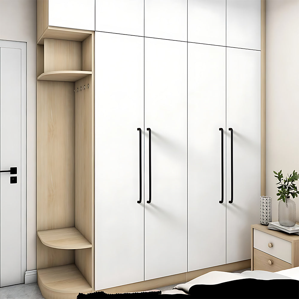 Simple Aluminum Alloy Rounded Arc Cabinet Handle