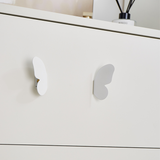 Unique Butterfly Drawer Pulls Modern Black Wardrobe Knob Cabinet Pulls
