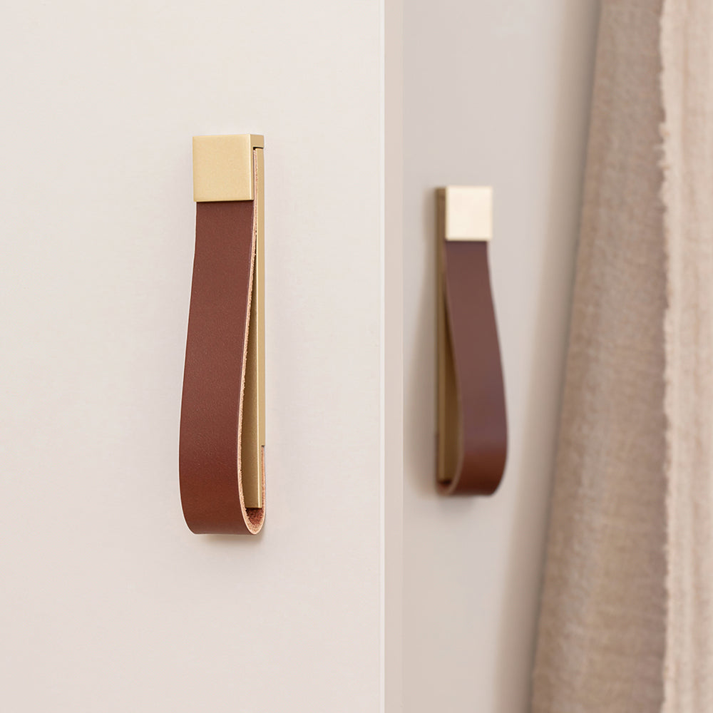 Children's Room Wardrobe Drawer Anti-collision Leather Handle