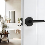 Zinc Alloy Gold Black Door Lever Handles