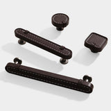 Stylish Leather Kitchen Cabinet Handles