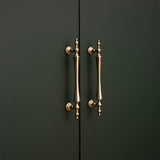 Retro Gold Brass Wardrobe Handles And Knobs