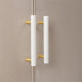 Modern Marble&ZincAlloy T-Bar Kitchen Cabinet Pulls