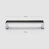 Decorative Zinc Alloy Color Matching Cabinet Handles