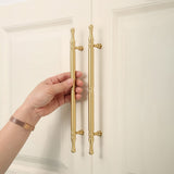 Antique Gold Door Handles Vintage Kitchen Cabinet Pulls