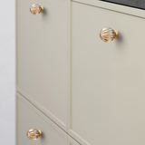 Champagne Bronze and Crystal Cupboard Knobs