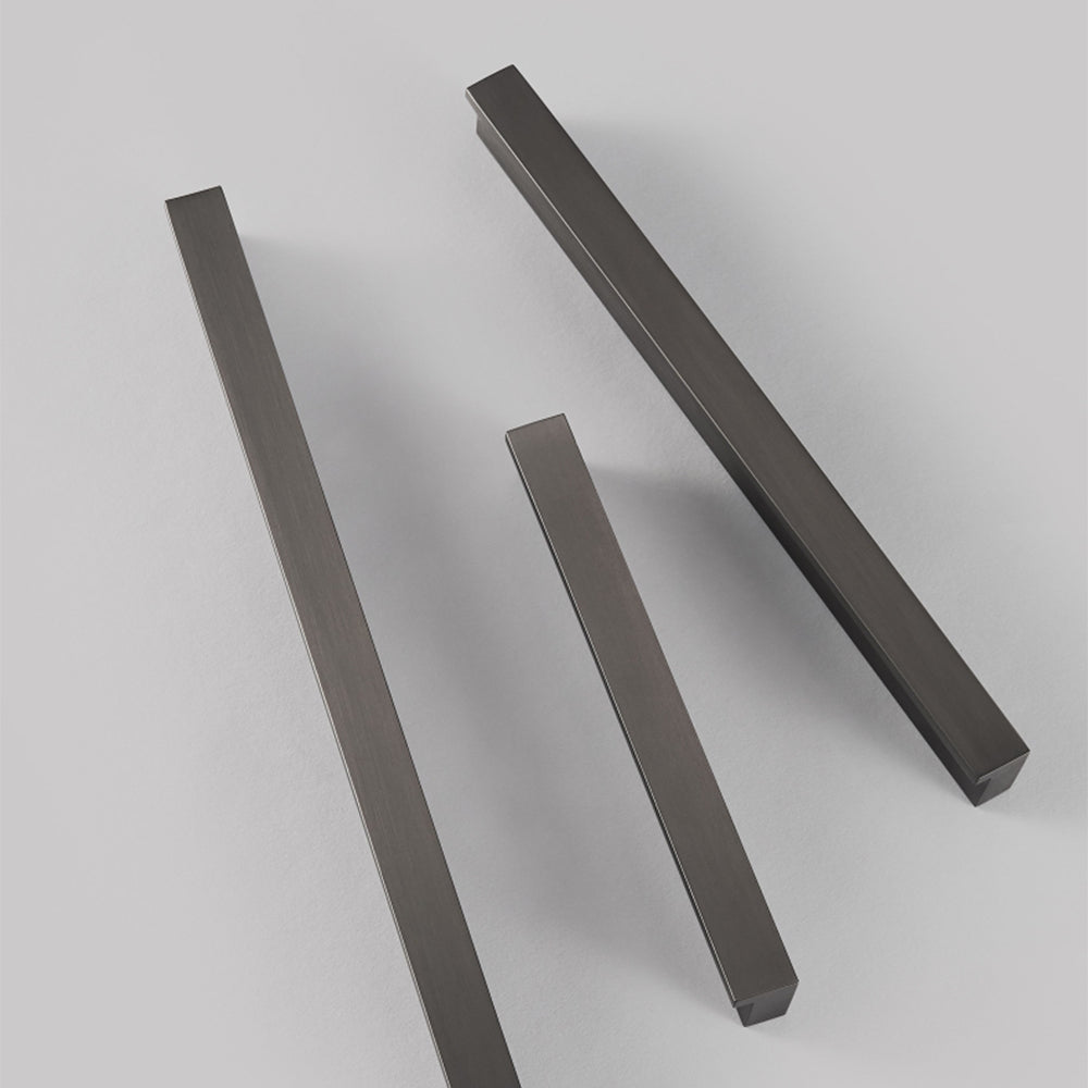 Solid Brass Door Handles Modern Fashion Grey Cabinet and Drawer Hardware Pulls
