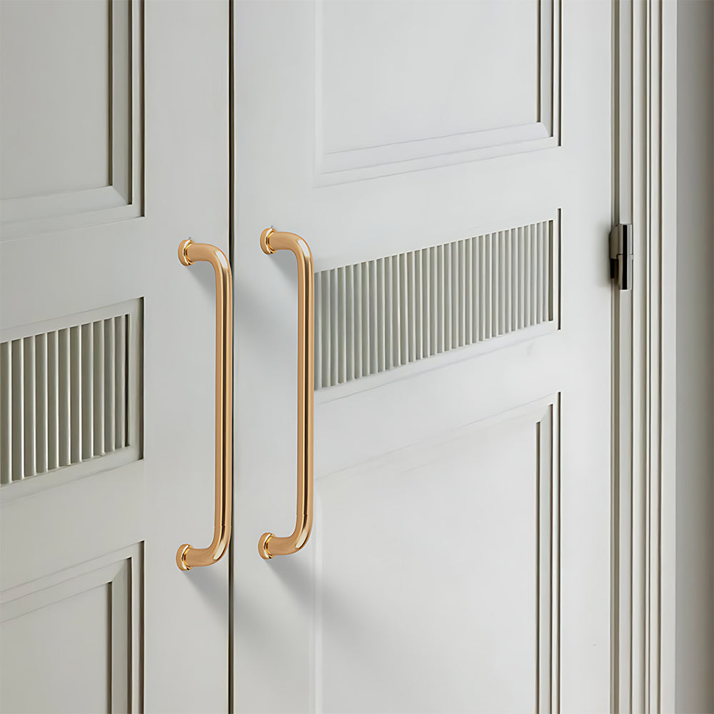 French Minimalist U-shaped Rounded Arc Cabinet Handles