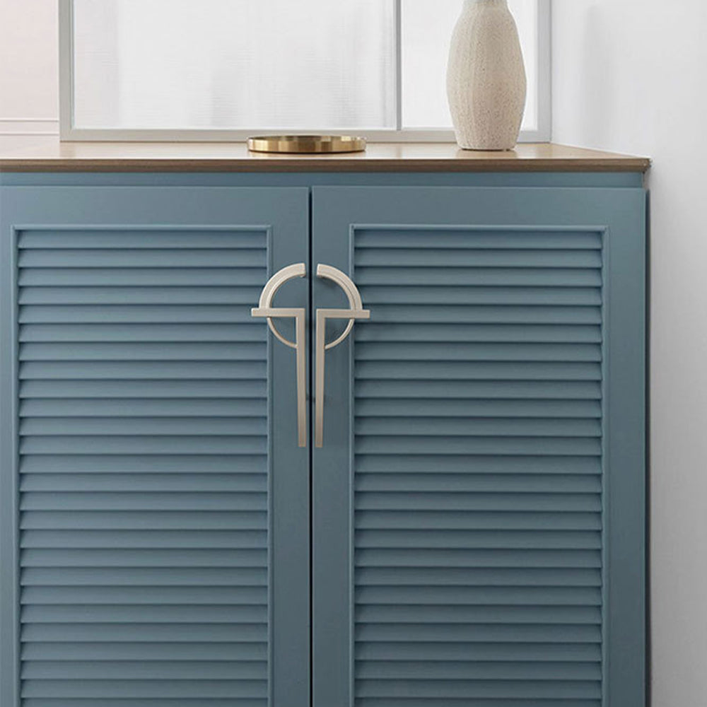 Modern Creative Gold Paired Cabinet Door Handles for Kitchen