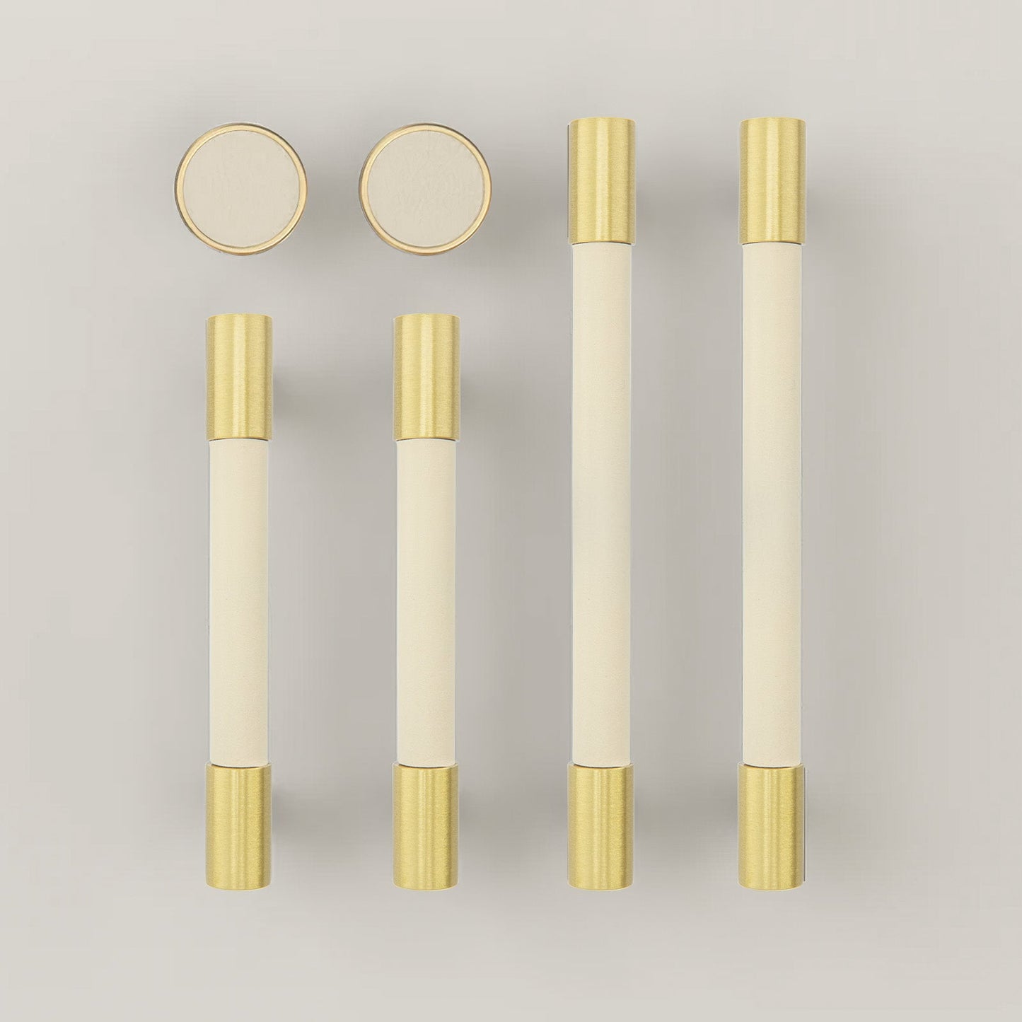 Colorful Brass Leather Cabinet Dresser Drawer Pulls