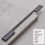 Aluminum Alloy Extended Cabinet Handles Drawer Knobs for Kitchen