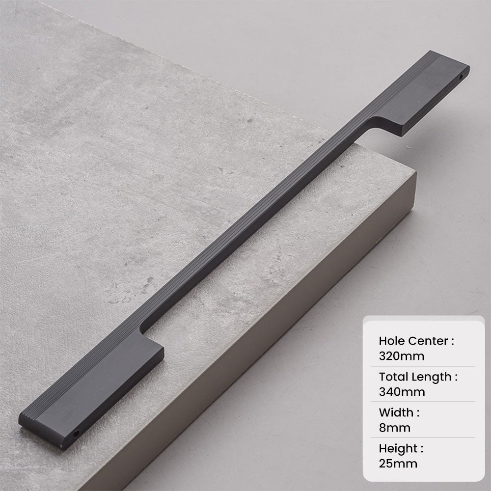 Aluminum Alloy Extended Cabinet Handles Drawer Knobs for Kitchen