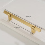 Solid Brass Gold Knurled Hardware Kitchen Cabinet Pulls
