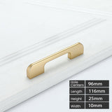 Modern  Aluminum Alloy Long Cabinet and Drawer Handles