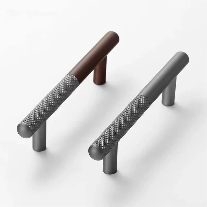 Stylish Patchwork Knurled Wardrobe Handle