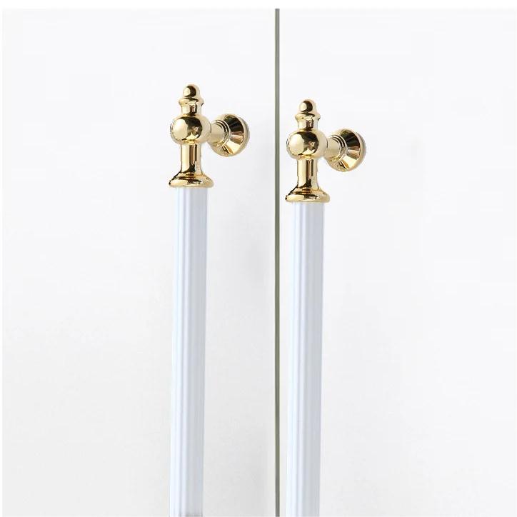 Modern Shiny Zinc Alloy Cabinet Handles