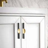 Gold & Black Semicircle Wardrobe Pulls Dresser Drawer Handles