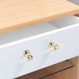 Simple Acrylic Transparent Bathroom Cabinet Handles