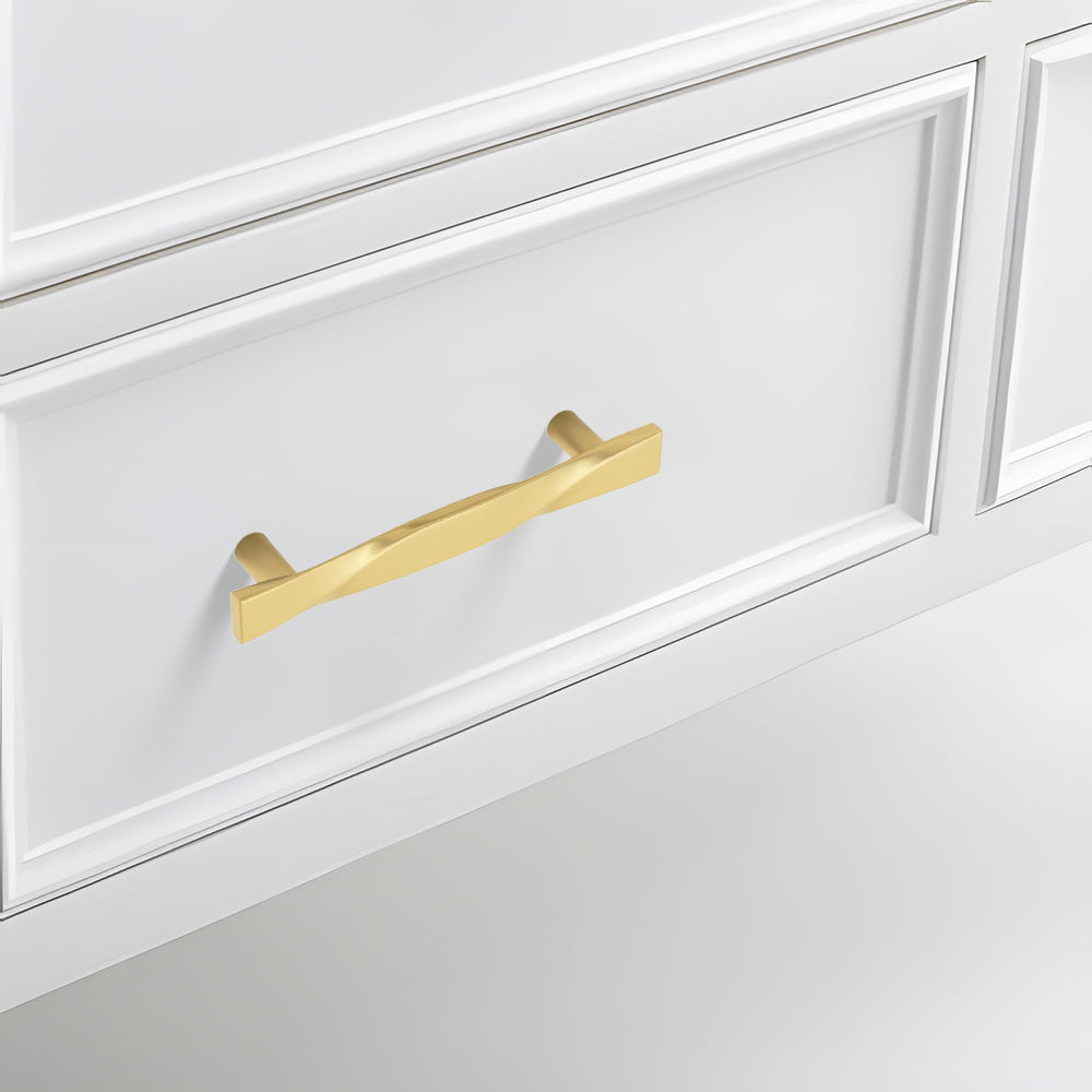 Solid Zinc Alloy Drawer Pulls for Bedroom Cabinet Dresser Doors