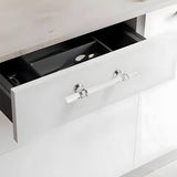 Simple Acrylic Transparent Bathroom Cabinet Handles