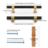 Black Gold Cabinet Handles Kitchen Cabinet Hardware