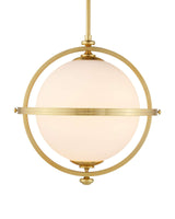 modern ring globe pendant
