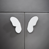 Unique Butterfly Drawer Pulls Modern Black Wardrobe Knob Cabinet Pulls