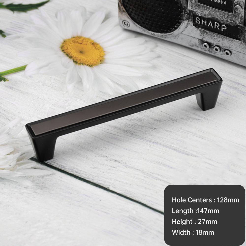 Modern Deco Square Zinc Alloy Kitchen Cabinet Pulls