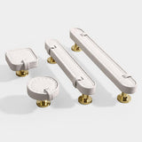 Stylish Leather Kitchen Cabinet Handles