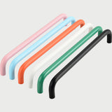 Big Size Colorful Double Curved Drawer Door Handles