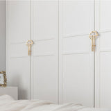 Modern Creative Gold Paired Cabinet Door Handles for Kitchen