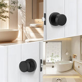 Heavy Duty Zinc Alloy Indoor Rounded Bathroom Door knobs