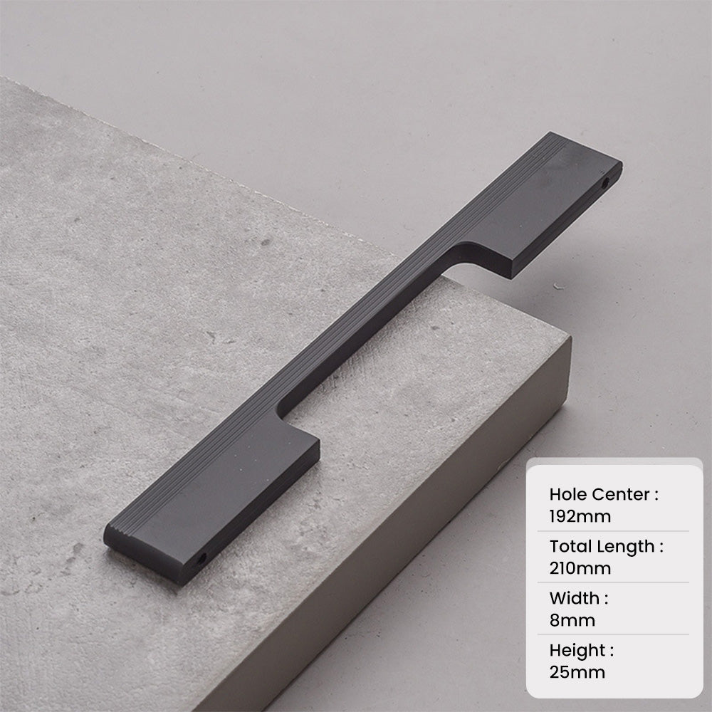 Aluminum Alloy Extended Cabinet Handles Drawer Knobs for Kitchen