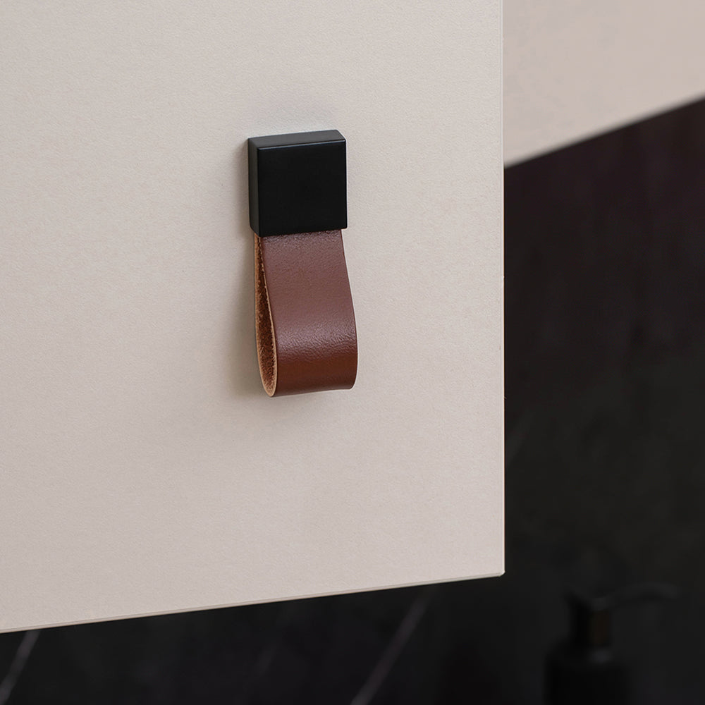 Children's Room Wardrobe Drawer Anti-collision Leather Handle