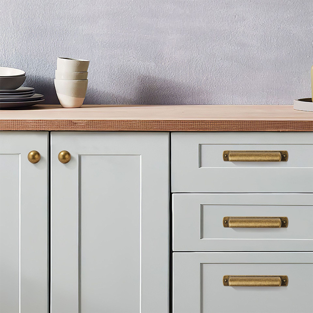Vintage Zinc Alloy Furniture Cabinet Handles For Kitchen