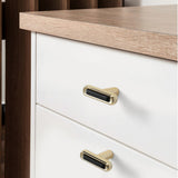 Modern Two-Tone Cabinet Handles Wardrobe Pulls